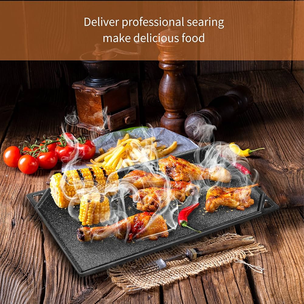 バーベキュー・調理用品 Chef's Design Giant Reversible Griddle Chef's Design Giant Reversible Griddle